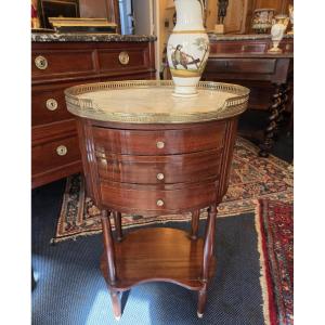 Louis XVI Style Chiffonière Table In Mahogany