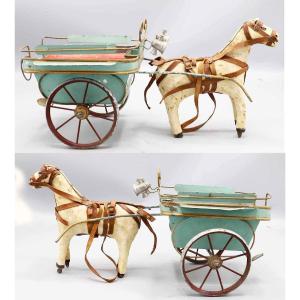 French Toy Carriole Around 1880 - 1900