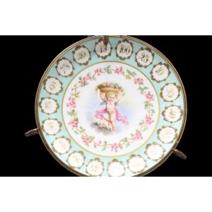 Counter Roulette Plate Circa 1880