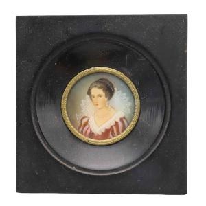 Miniature XIXth Court Lady