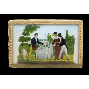 Romantic Magician Escamotor Box Circa 1830