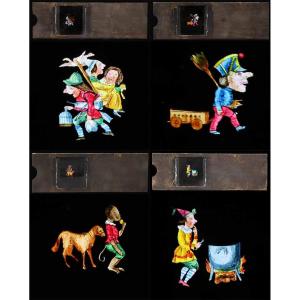 Set Of 15 Magic Lantern System Plates
