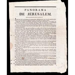 Panorama Of Jerusalem 1819