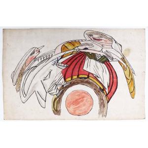 18th Century Erotic Anamorphose