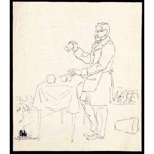 Ink Napoleon III Escamotor 1860