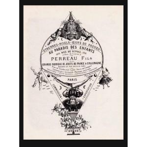 Advertising Napoleon III Toy Store Au Paradis Des Enfants