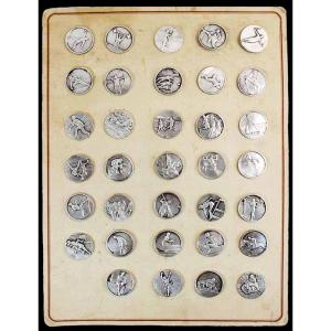 34 Sports Badges Circa 1930 / Pins
