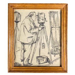 David Olère 1902 - 1985: Jean Kemm Drawing Around 1925 - 30