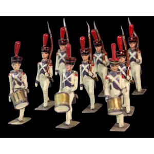 Figurines 9 Pedestrians Empire Lucotte / Soldier Soldier