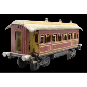 Train - Bing Car Scale I Circa 1920 / Antique Toy
