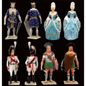 4 Gustave Vertunni Figurines 1950