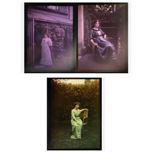 Autochrome 4 Portraits Of Women 1910