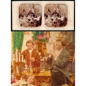  Robert Houdin Stereoscopic View Napoleon III 