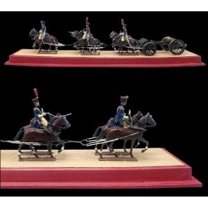 Lucotte Artillery Horse Figures 1950