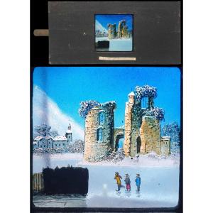 1860 System Plaque - The Skaters / Magic Lantern