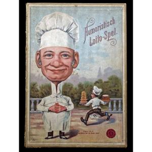 Humoristisch Lotto-spel 1880 Old Game