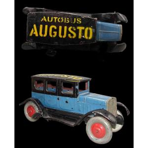 Cr Autobus Augusto 1920 Antique Toy 