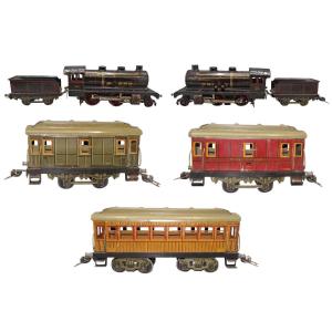 Jdep Locomotive 120 Train Set / Vintage Toy