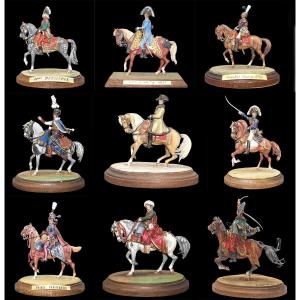 9 Empire Bernard Vanot Figurines. 