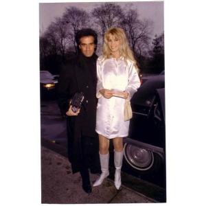 Original Press Photo David Copperfield And Claudia Schiffer 1995