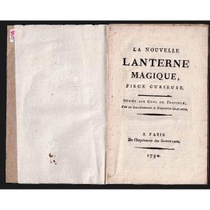 The New Magic Lantern 1790 / Revolutionary Pamphlet