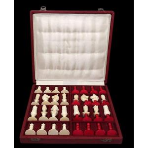 19th-century Napoleon Chess Set 