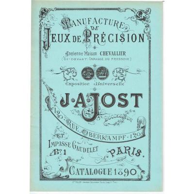 Catalog Ja Jost 1980 / Bar Games Castors