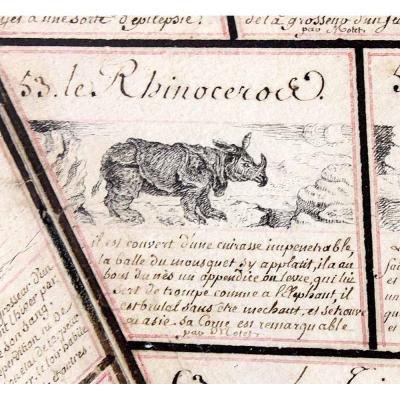 Game Of The Animal Oie Circa 1810