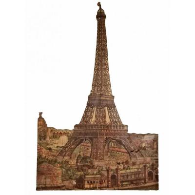 Eiffel Tower Puzzle Circa 1890