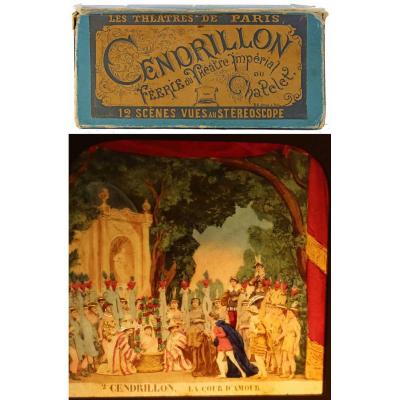12 Cendrillon Polyoramic Stereoscopic Views Circa 1870