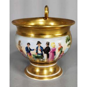 Cup In Old Paris l'Escamoteur Or Bonneteau Player