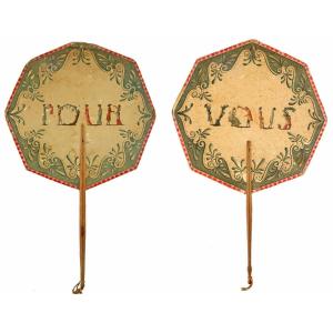 Pair Of Screens Early 19th Century