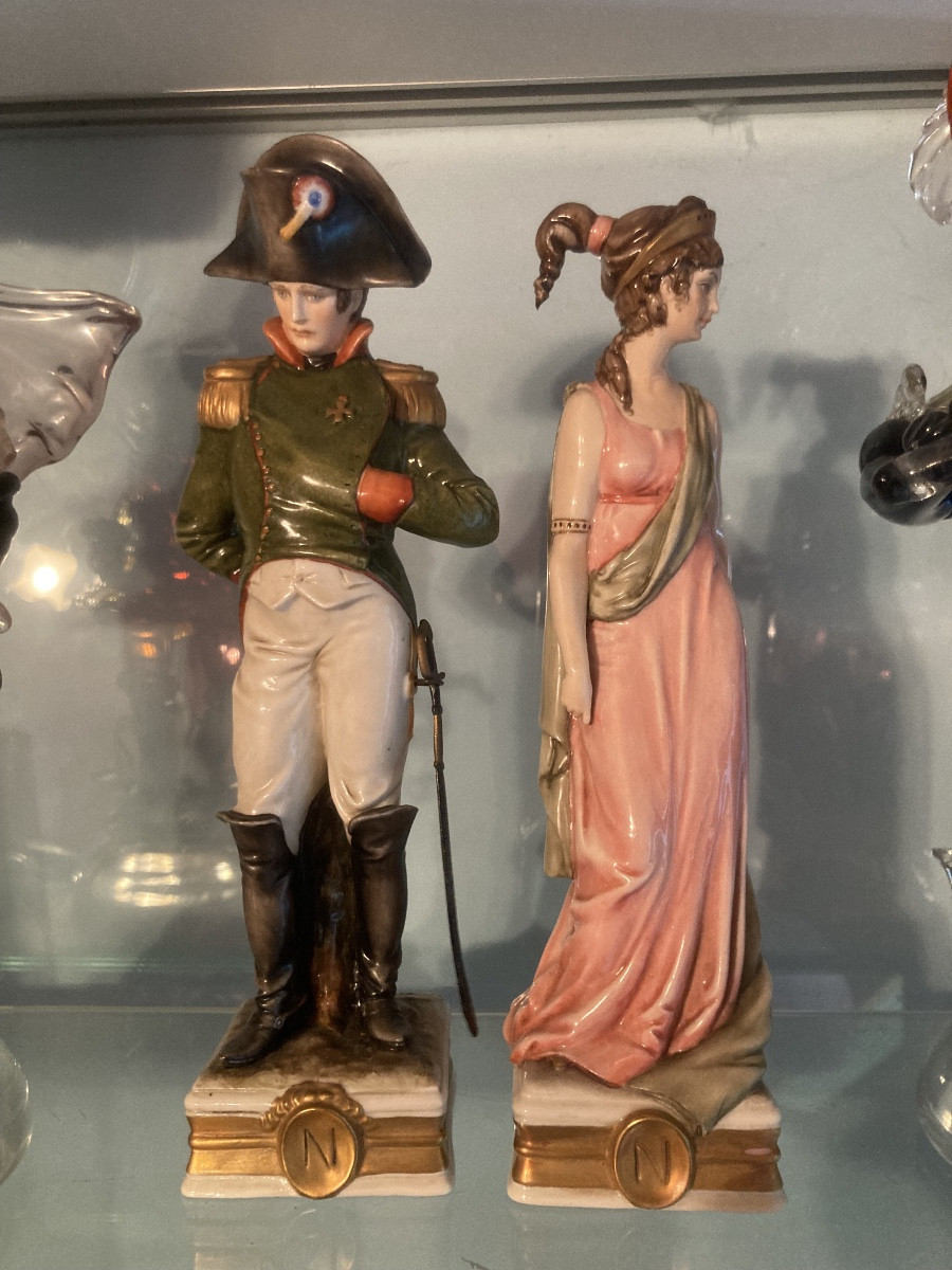 Napoleone e Josephine Capodimonte Merli 