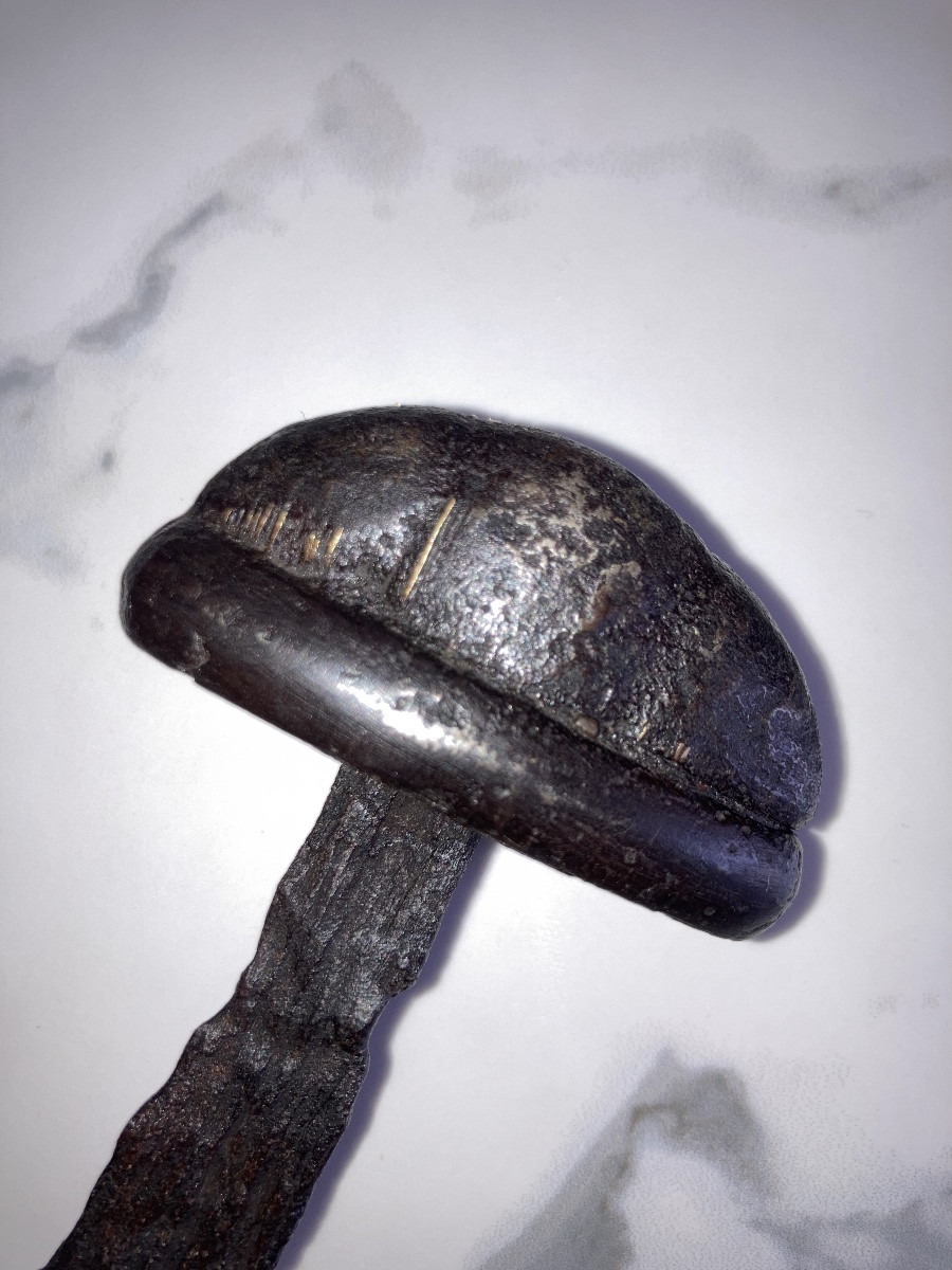 Rara spada Vikinga con resti di decorazione -photo-5