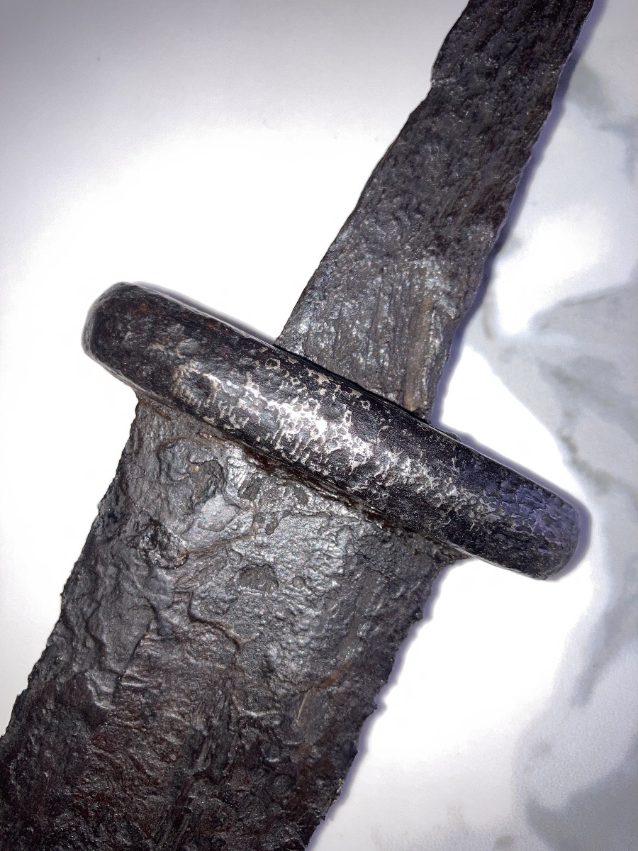 Rara spada Vikinga con resti di decorazione -photo-8