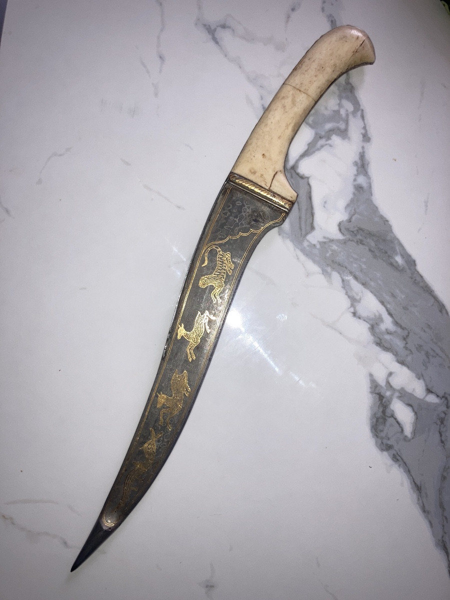 Khanjar ( coltello ) indopersia XIX secolo 