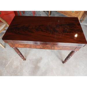 Mahogany Games Table