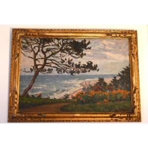 Paul Mascart (1874-1958), Garden By The Sea, In Veulettes-sur-mer