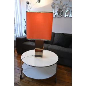 Philippe Cheverny (20th Century), Large Living Room Lamp, "rio" Model