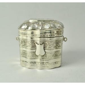Silver Box / Lodereindoosje, Vinaigrette, Holland 1924