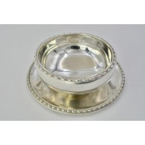 Art Deco. Servant / Ice Cream Cup In Silver France Circa 1920