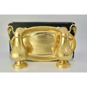Church Cruets In Gilt Silver, France Circa 1820 By Bertrand Fj Orfevre 