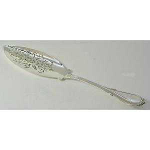 Fish Shovel, Silver France Circa 1890, Odiot Orfevre
