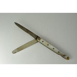 Double Blade Travel Knife, Orleans Circa 1775-81