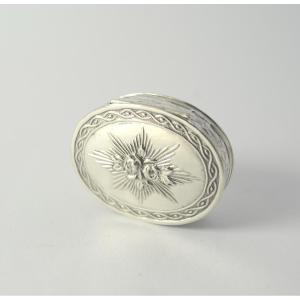 Silver Pill Box, France, Circa 1900