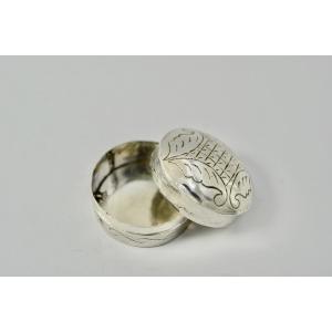 Small Silver Box, Oriental Work, Early 20th Century