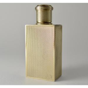 Gilt Silver Bottle, France Circa 1900, By G Keller Goldsmith