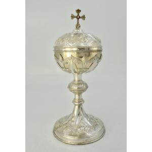 Silver Ciborium, France, Late 19th Century 