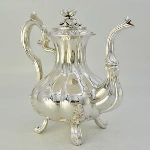 Silver Teapot, France Circa 1900, Debain Silversmith 