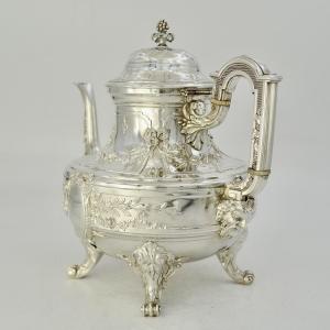 Silver Teapot , France XIX Eme Siecle , By Têtard Frères